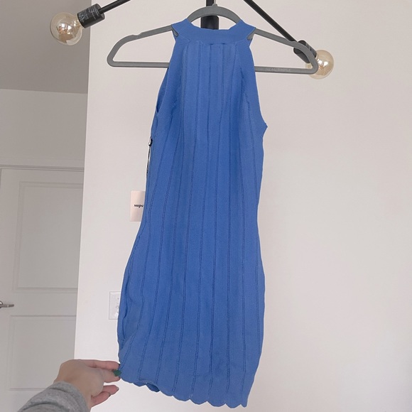 NWT Superdown/ Revolve Solis Mini Dress in Periwinkle- size XS - Picture 3 of 5